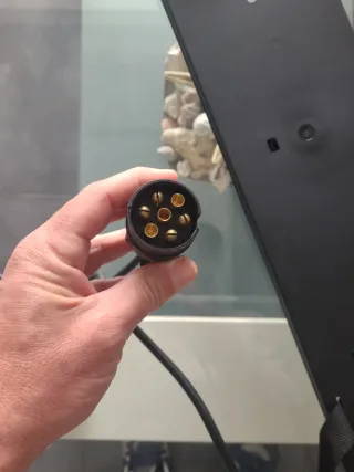 Portabicicletas y portamatriculas con luz -bola