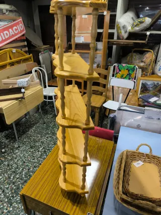 Estantería de madera de 5 baldas