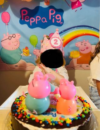 Fondo Peppa Pig Cumpleaños