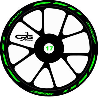 Pegatinas Yamaha Tracer 17 Negro/Amarillo