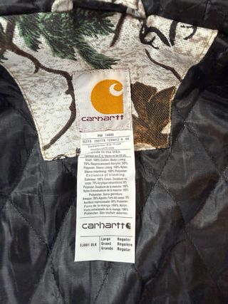 Carhartt Rework Realtree Camuflaje Chaqueta Blanca