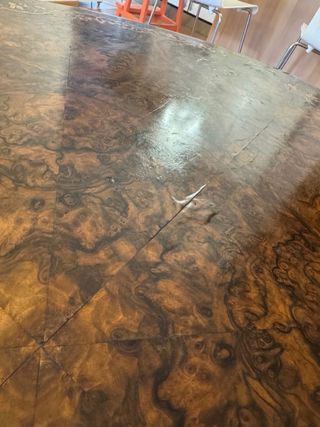 Tavolo da pranzo in radica di noce