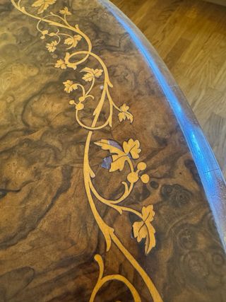 Tavolo da pranzo in radica di noce