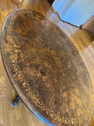 Tavolo da pranzo in radica di noce