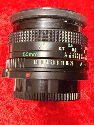 Canon FD 50mm 1:1.8 Lente