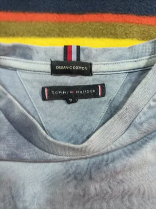 Camiseta Tommy Hilfiger Gris/Azul Talla L