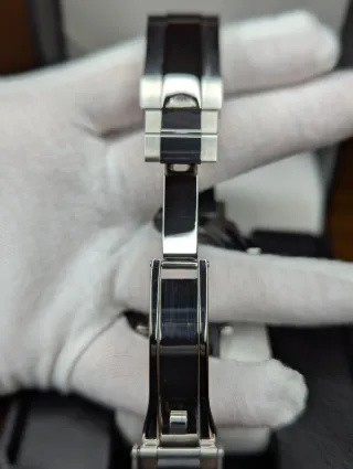 Reloj Seiko Mod Pam Negro Blanco Azul Marino