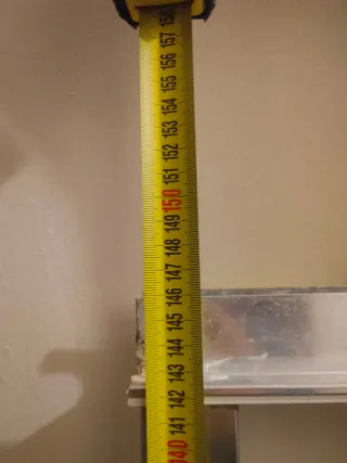 Puerta corredera de cristal para baño