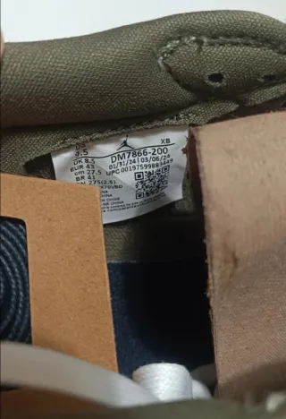 Jordan 1 Low Travis Scott Olive Talla 43