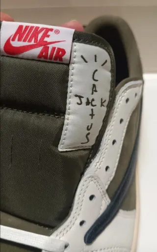 Jordan 1 Low Travis Scott Olive Talla 43