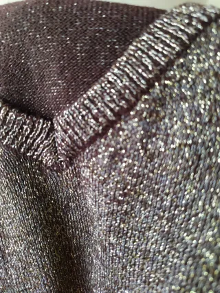 Jersey Stradivarius Brillo Marrón