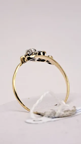 Anillo Oro 18k Diamantes