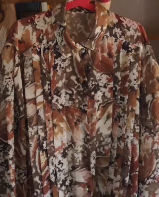Camisa vintage estampada