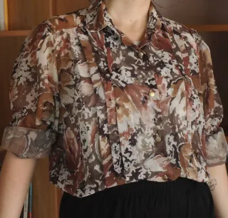 Camisa vintage estampada