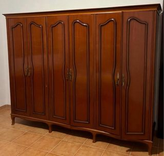 Armario madera 6 puertas