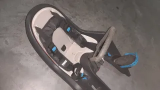 Silla bici infantil delantera thule.