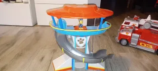 Lote Paw Patrol: Torre, Camiones y Barco