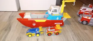 Lote Paw Patrol: Torre, Camiones y Barco