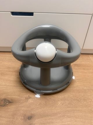 Asiento bañera bebé con barrera de agua