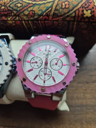 2 Relojes Guess Correa Silicona Mujer