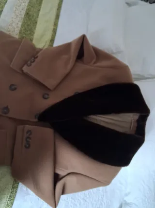 Abrigo  Camel Lana y Mohair