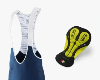 KEMALONCE Pantaloni Ciclismo Donna Taglia S Blu