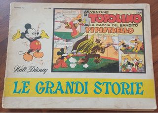 3 albi fumetti "le Grandi Storie" Topolino, 1968