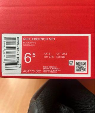 Nike Ebernon Mid Scarpa Alta Tg 39