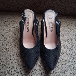 Zapatos Pitillos Negros Talla 38