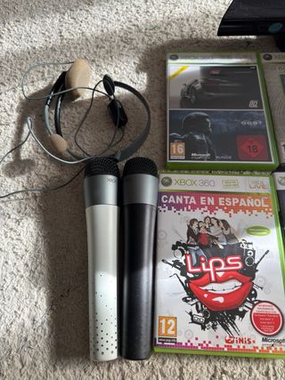 Xbox 360 120GB + 14 Juegos + Accesorios