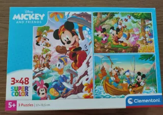 Puzzle Disney Mickey y Amigos 3x48 piezas