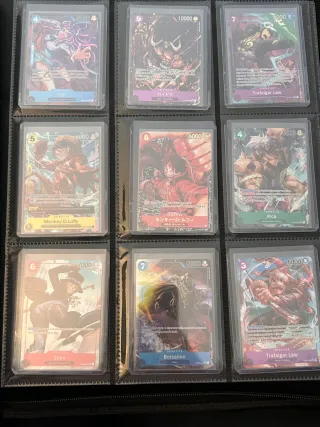 Colección cartas One Piece (no caben las fotos)