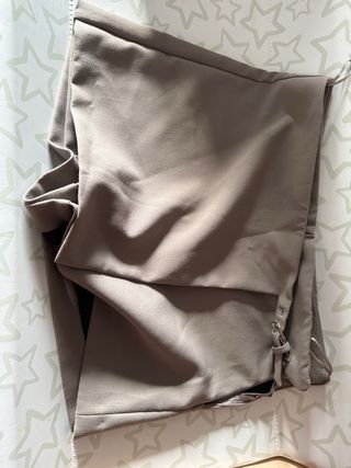 Falda pantalón Zara gris/kaky M