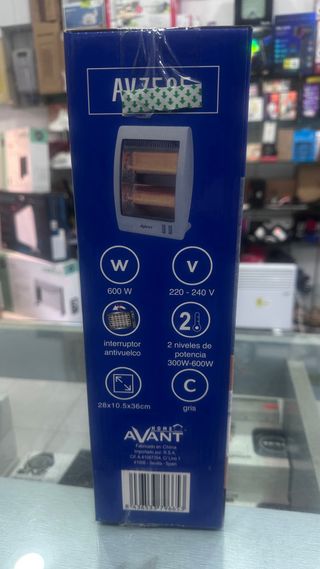 Estufa de Cuarzo AVANT HOME 600W