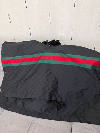 Gabardina Gucci Jacquard Nylon con Capucha