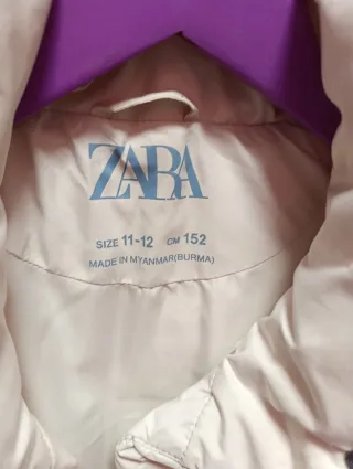 Chaleco Zara niña beige Talla 11/12 años