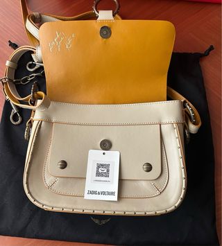 Bolso Zadig & Voltaire Kate Crema/Blanco