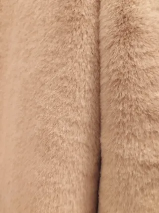 Chaqueta pelo rosa talla única