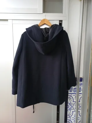 Abrigo Mango Azul Talla M