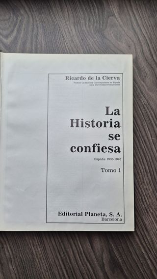 La Historia Se Confiesa