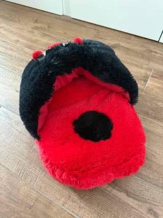 Scaldapiedi peluche coccinella