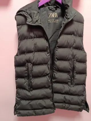 Chaleco Zara Niña Gris Talla 11-12