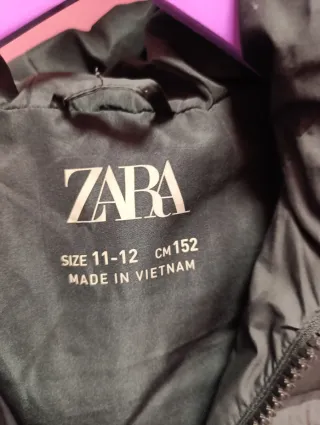 Chaleco Zara Niña Gris Talla 11-12