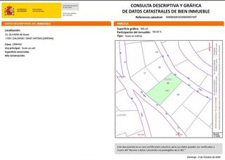 Terreno en venta en Mas Pere-Río de Oro en Calonge