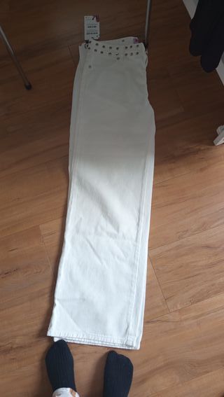 ONE DILEMMA Jeans Blancos Talla 36 Sin Estrenar