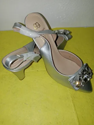 Zapatos Cokett Negros y Verdes Mujer