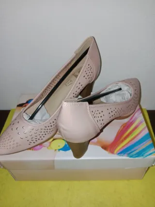 Zapatos Cokett Negros y Verdes Mujer