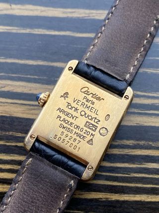 Must de Cartier Tank Vermeil Quartz