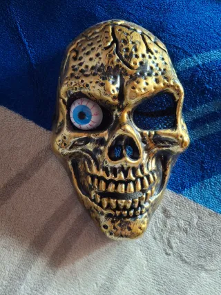 Máscara Calavera Terror Ojo Realista