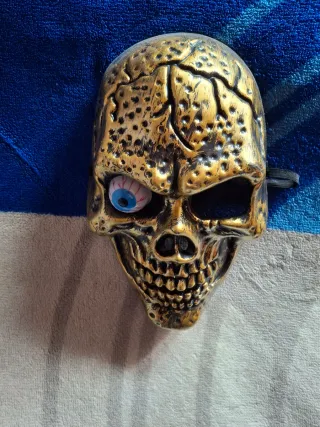 Máscara Calavera Terror Ojo Realista